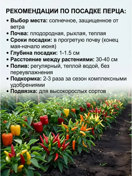 Перец сладкий Подарок Молдовы F1 семена 